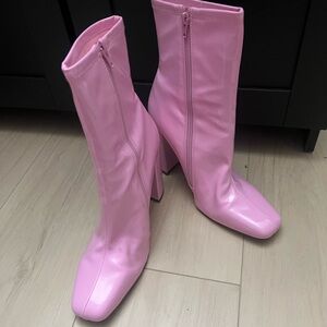Steve Madden Pink Heeled Boots